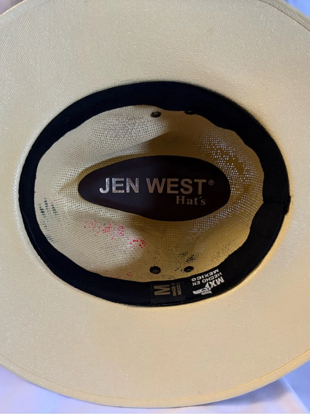 Jen West Hat lightweight straw